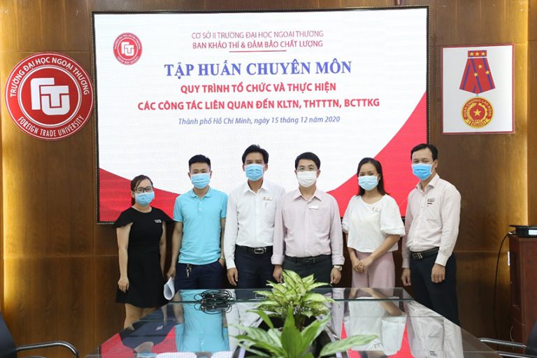 Công tác bồi dưỡng viên chức tại Ban KT&ĐBCL năm học 2020-2021