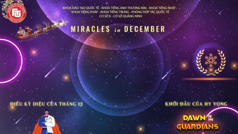 Chương trình Dạ hội sắc màu văn hóa “Miracle in December – Dawn of Guardian 2021”