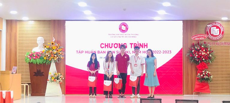 Cơ sở II Trường Đại học Ngoại thương tổ chức Chương trình tập huấn Ban Cán sự, học kỳ I năm học 2022-2023