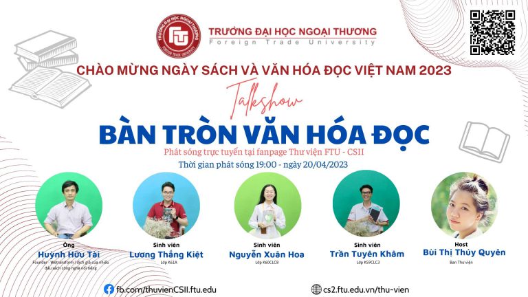 Thư viện Cơ sở II tổ chức hoạt động Hưởng ứng ngày sách và văn hóa đọc Việt Nam năm 2023