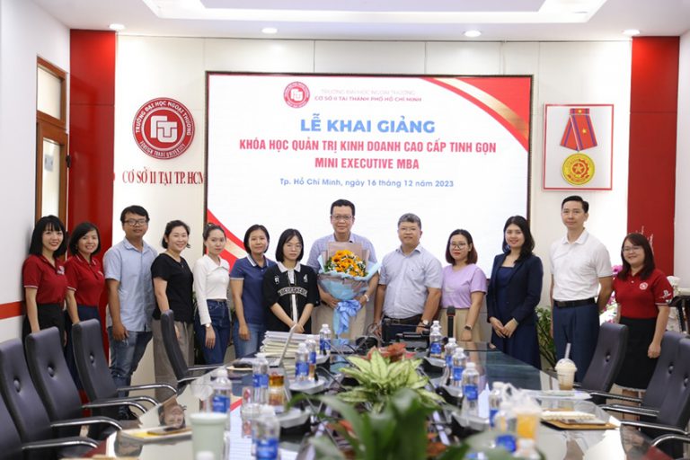 Cơ sở II chính thức khai giảng khóa học đào tạo ngắn hạn “Quản trị kinh doanh cao cấp tinh gọn – Mini executive MBA”