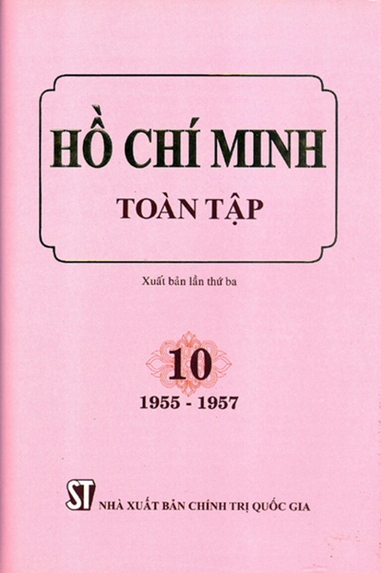 Hồ Chí Minh toàn tập – Tập 10