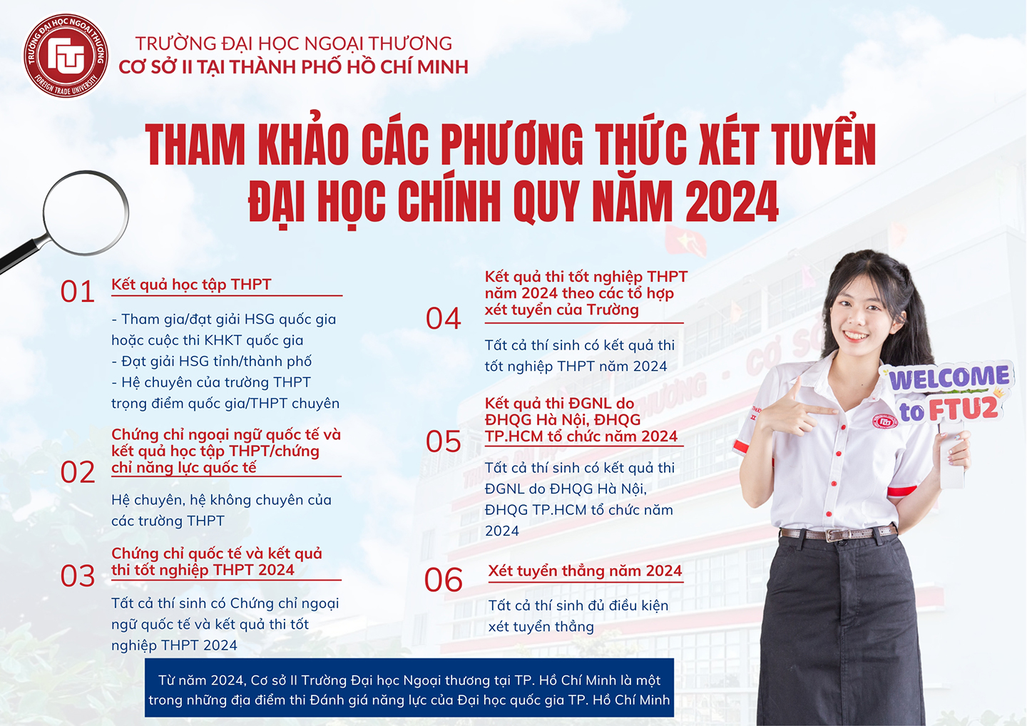 THAM KHẢO CÁC PHƯƠNG THỨC XÉT TUYỂN ĐẠI HỌC CHÍN